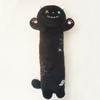 TreasuringU Halloween Party Black Cat Plush Playthings Cute Cartoon Long Cat Fuzzy Dolls Happy Halloween Party Birthday Gifts