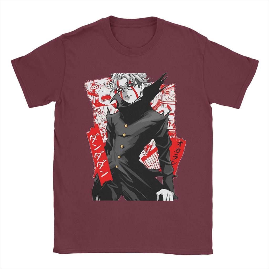 Dandadan  T-Shirts for Men Women Anime Okarun Fun Pure Cotton Tee Shirt Crewneck Short Sleeve T Shirts New Arrival Clothing