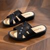 Women's Thick-Soled Summer Wedge Sandals - Fashionable, Anti-Slip, Soft-Soled High Heels for Outdoor Wear