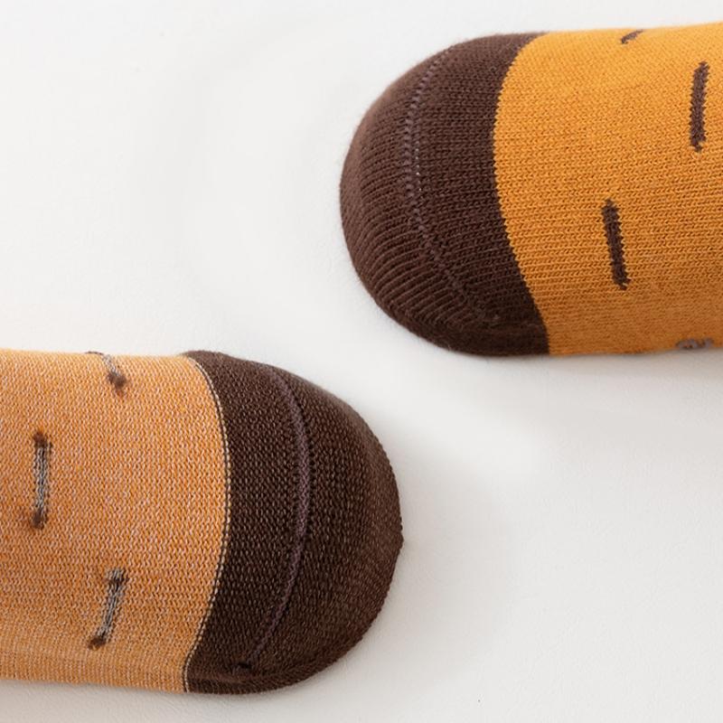Meias infantis para meninos e meninas, meias macias de desenho animado para bebês, meias antiderrapantes de primavera para casa, meias para recém-nascidos de 0 a 5 anos
