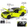 1:32 Scale M8 M4 Sports Car Model Toy Wheel Steering Doors Opened Supercar Sound Light Miniature Models Gifts for Children
