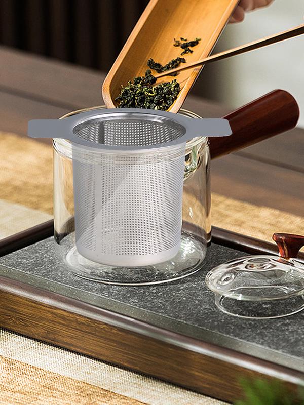 Reusable Stainless Steel Mesh Tea Infuser Strainer Teapot Tea Leaf Filter Drinkware Kitchen Accessories Tea Filter Net