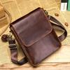 Men's Single-shoulder Bag Made of Cowhide and Men's Crossbody Bag Made of Genuine Leather