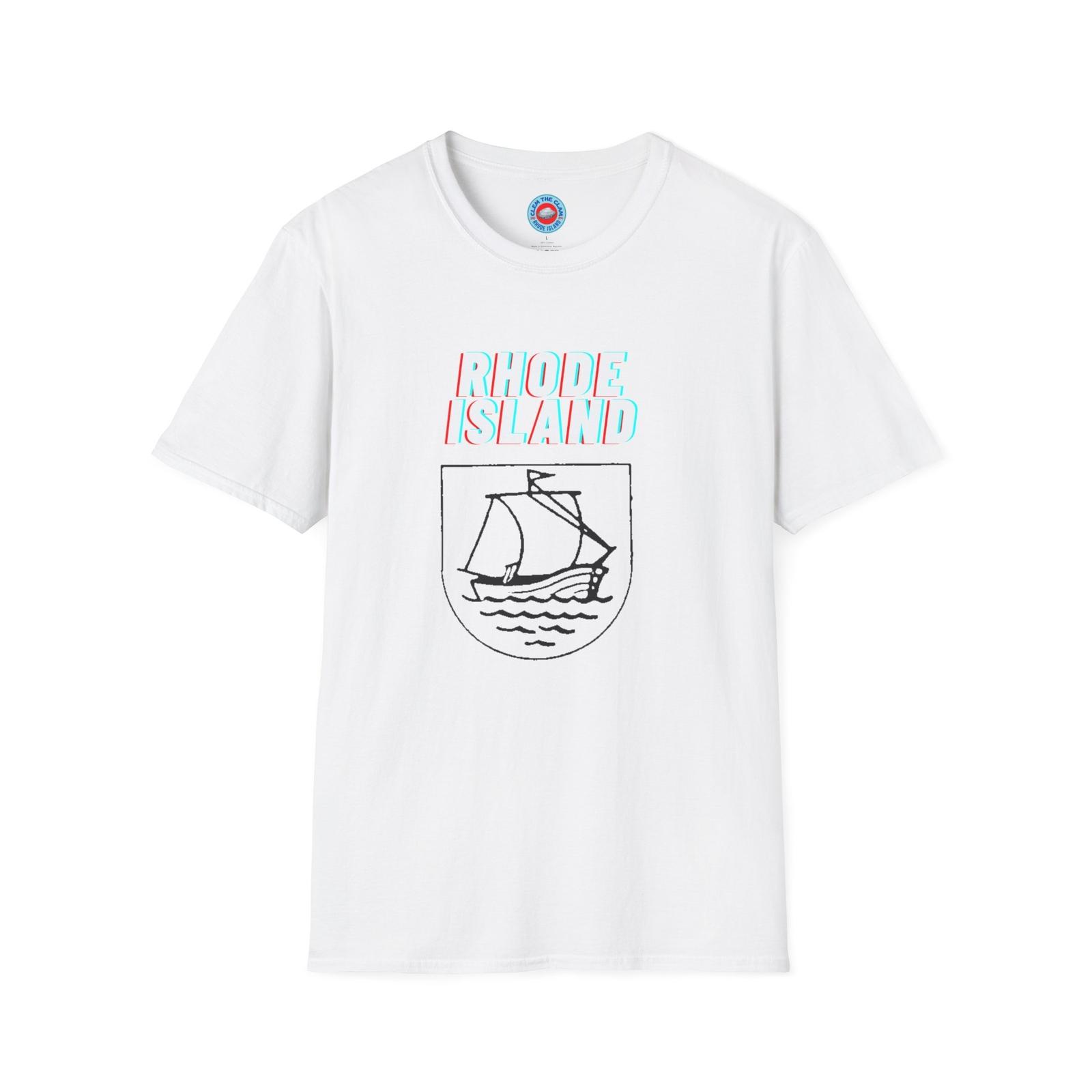 RHODE ISLAND Unisex Softstyle T-Shirt XXXXL