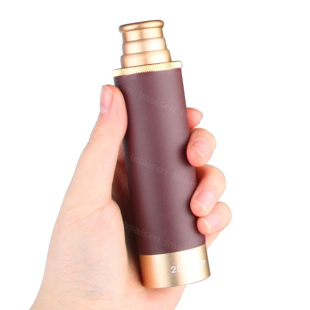 25x30+pirate Telescope+high-power Pocket+single Tube Telescope+pirate Mirror With Leather Bag Gift Telescope