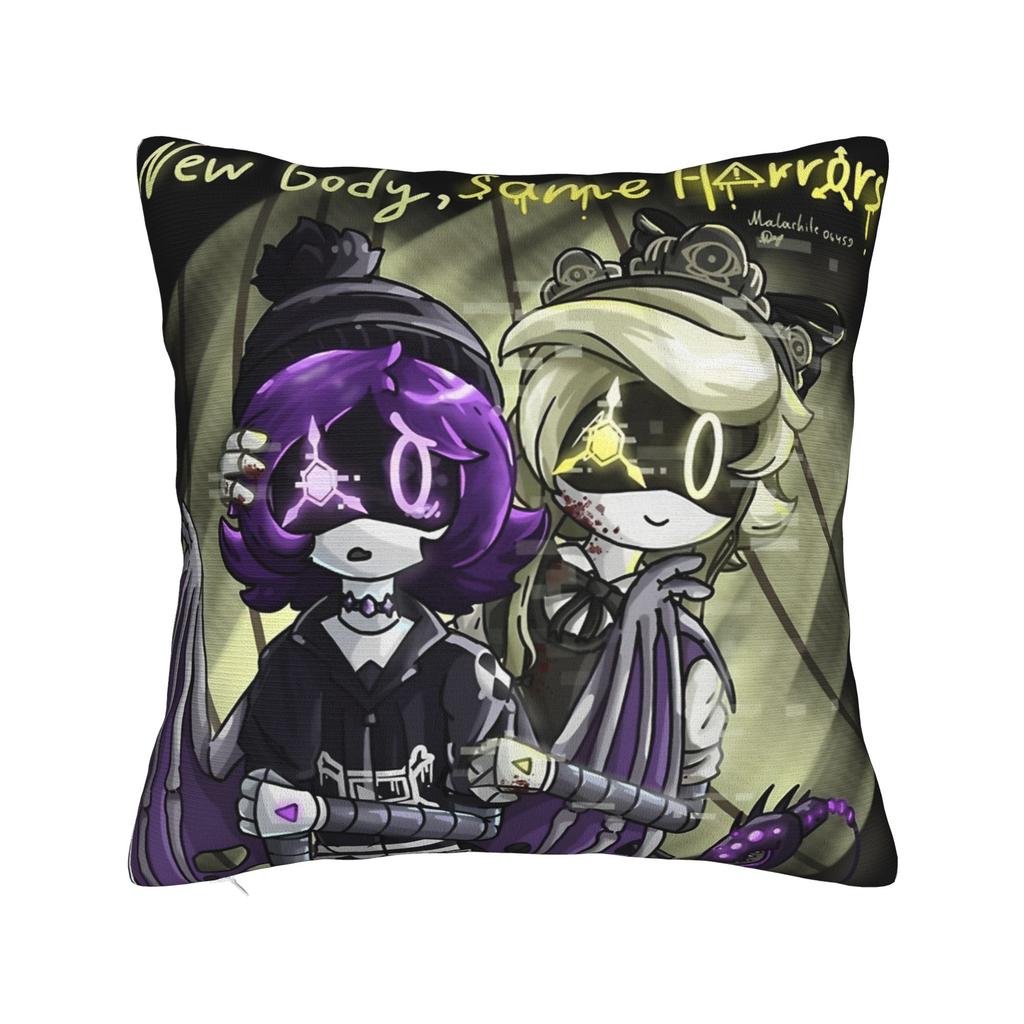 Murder Drones Square Pillow Cases Uzi Doorman Cushion Covers Fashion Zippered Decor Pillowcover for Sofa 40x40cm
