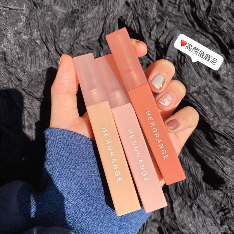 HERORANGE - Velvet Matte Lip Mud - #H04-#H06