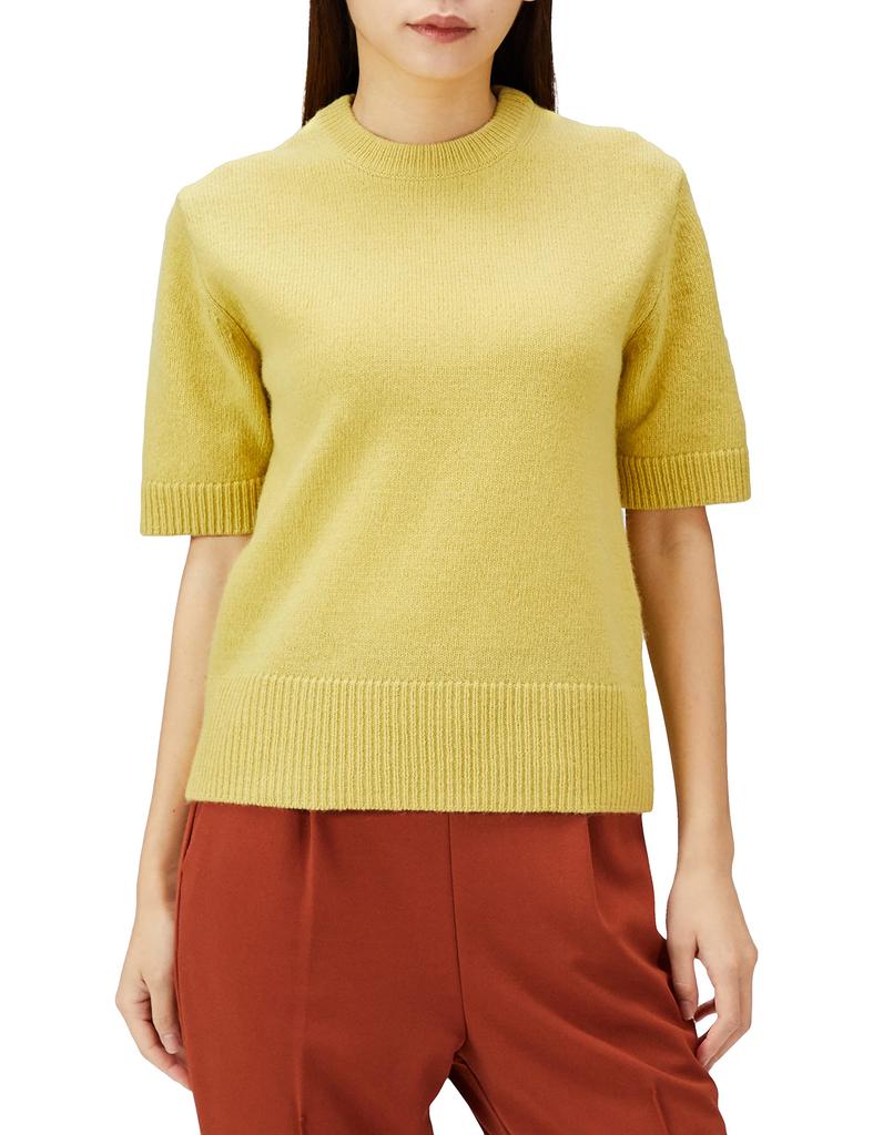 Mira Owen Ensemble Knit Pullover 09WNT224284 YEL 0 Mid-Gauge Women's