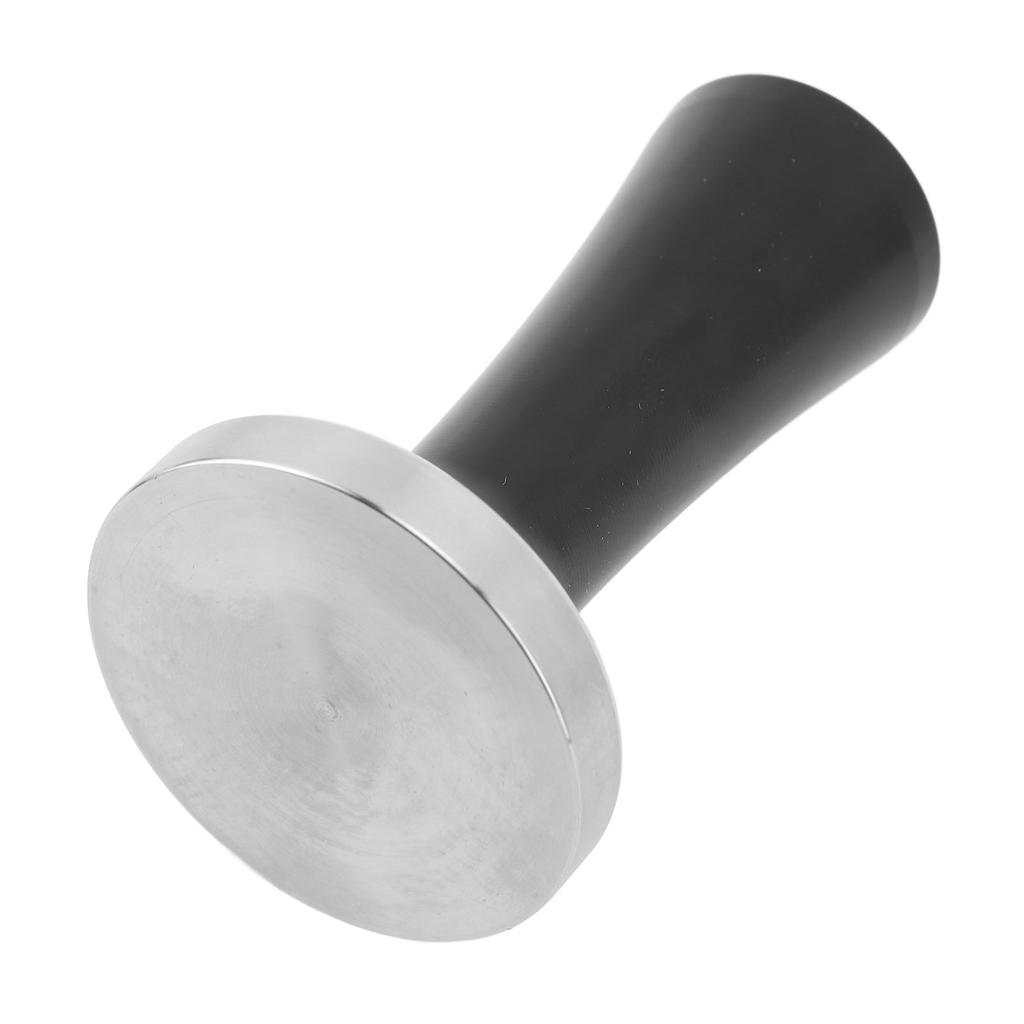 58mm Coffee Tamper Stainless Steel Flat Bottom Coffee Powder Press Hammer for Evenly Compacted Powder