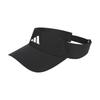 Men's Adidas Elastane Recycled Polyester Visor Cap Unisex Black