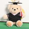 Cute Doctoral Bear Graduation Bear Doll Plush Toy Hat Doctoral Bear Doll Bachelor Bear