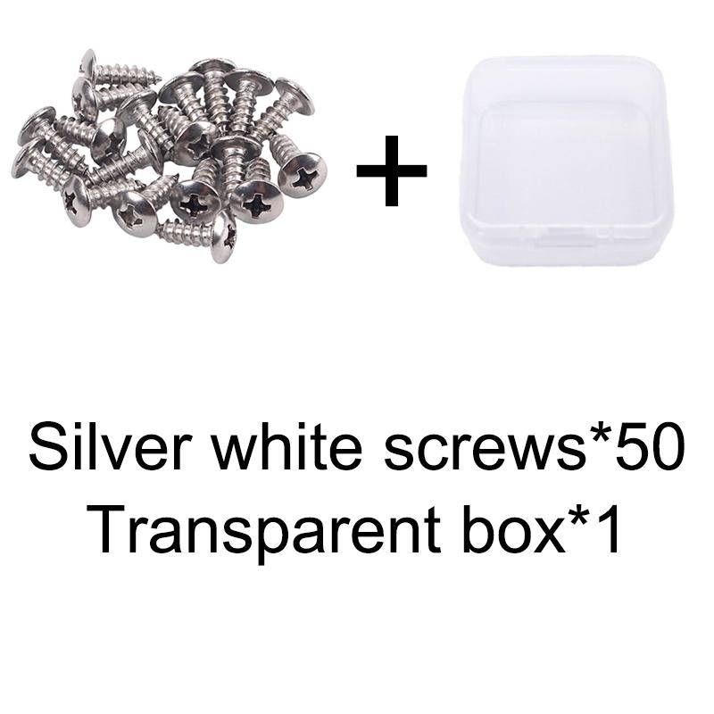 electric guitar bass protective plate screws 3*12mm protective plate rear cover plate socket screws with box packaging HY