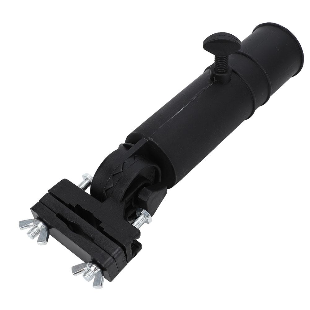 Universal Golf Cart Trolley Handle Multi Angle Adjustable Plastic Umbrella Holder Stand Black for Buggy Golf Cart or