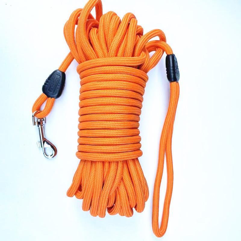 Coleiras para Cães de 8mm Linha Longa de Rastreamento para Animais de Estimação Coleiras para Cães Coleira Longa para Animais de Estimação Corda de Passeio para Treino de Cachorros ao Ar Livre Coleira de Nylon para Serviço Pesado Pet de Recolha