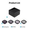 ND8 ND16 ND32 CPL Lens Filter Set Aluminium Alloy Frame for GoPro 12 GoPro Hero 11 10 9 Black Action Camera ND CPL Lens