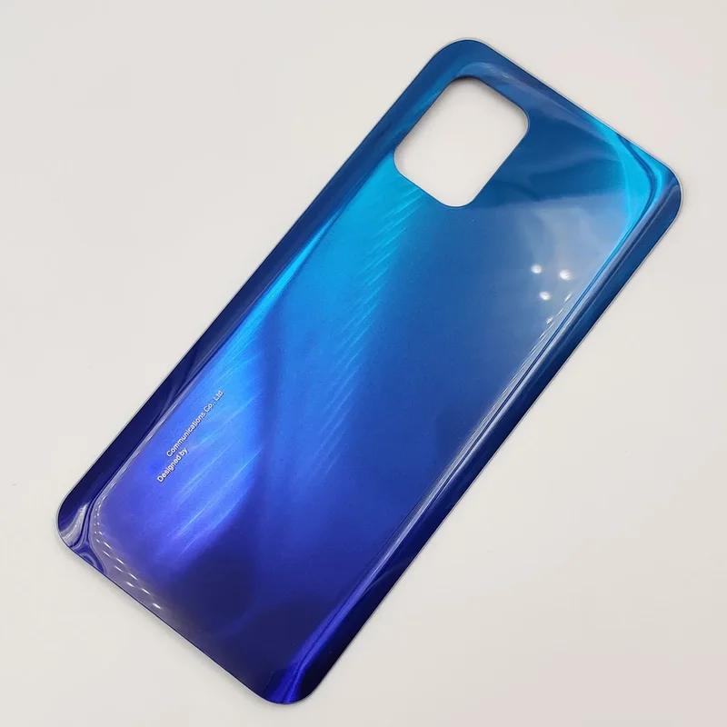 Glas-Rückseite für Xiaomi Mi 10 Lite 5G Hart Batterieabdeckung Rücktür Gehäuse Panel Schale + Original Klebstoff LOGO