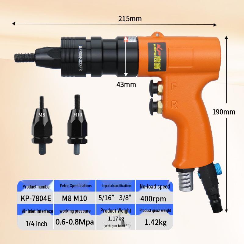 Gaobao Industrial Pneumatic Rivet Nut Gun, M3-M12
