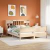 VidaXL Bed Frames Without Mattress 180x200 Cm Solid Pine Wood, Bed, Bedroom Furniture, Wooden Bed, Double Bed, 3323368