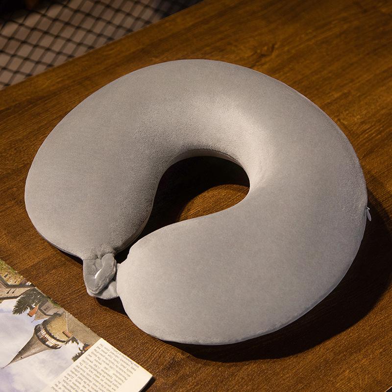 U-shaped Pillow for Neck Protection, Memory Cotton Pillow for Neck Protection, Portable for Office, Travel, Sleep, and More