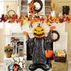 2Pcs Halloween Spooky Pumpkin Man Balloons for Halloween Party Decorations