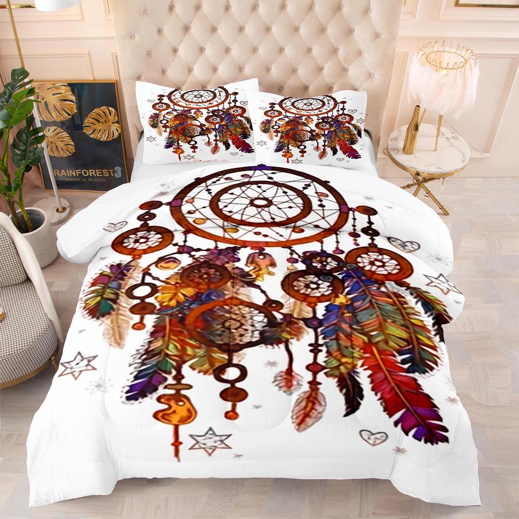 Dream Catcher Bedding Set Luxury Soft Bed Linen For Kids Adults 3D Printed Home Decor Single Double Twin Bohemia Duvet Cover Set