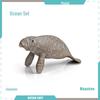 Marine Animal Model Set: Shark, Turtle, Dolphin, Whale, Penguin, Crab, and Seabed Creatures