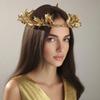 Vintage Hochzeitskrone Ahornblatt Fotografie Haarschmuck Gold Brautkranz Stirnband Braut