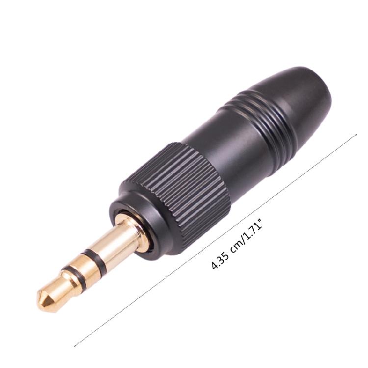 Mini Jack 3.5mm 3 Poles Plug Aluminum Shell Stereo 3.5mm Plug Wire Connector