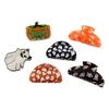 1 Stück Halloween Leuchtet im Dunkeln Geist Kürbis Clip Süßer Lustiger Haarclip Haifisch Clip Damen Haaraccessoires