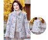 2025 Stylish Printed Fur Collar Winter Jacket for Middle-aged & Elderly Women