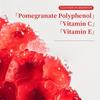 Detergente Viso Antiossidante al Melograno Rosso Pulizia Profonda Ingredienti Naturali Illuminante Controllo Sebo Per Tutti i Tipi di Pelle