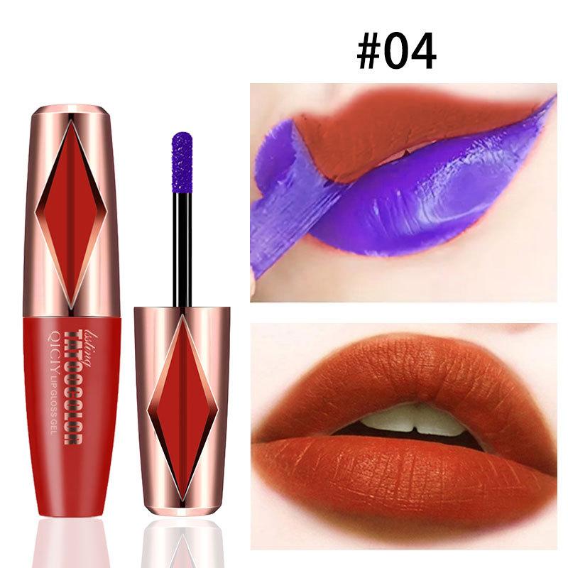 Peel Off Liquid Lipstick Rose Pink Lip Gloss Matte Outline Contour Tattoo Lip Stain Cosmetic Waterproof Transfer Lip Makeup