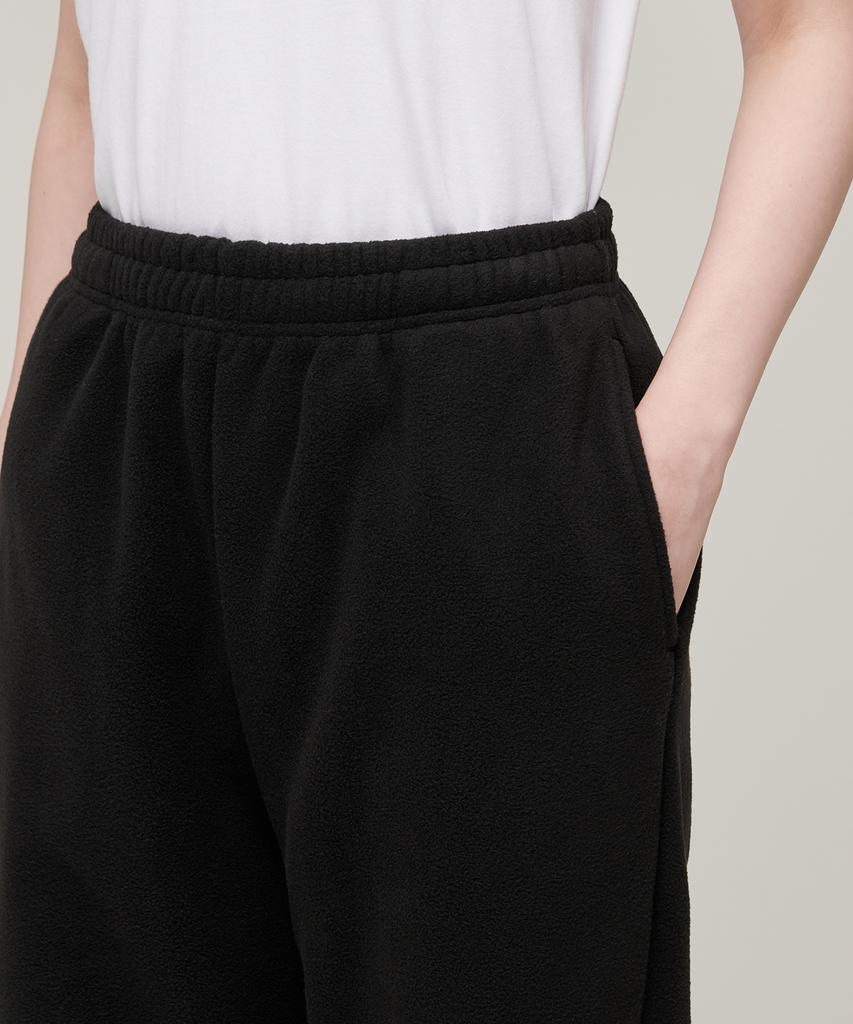 MUSINSA STANDARD WOMAN Women'S Polar Fleece Sweatpants [Black]