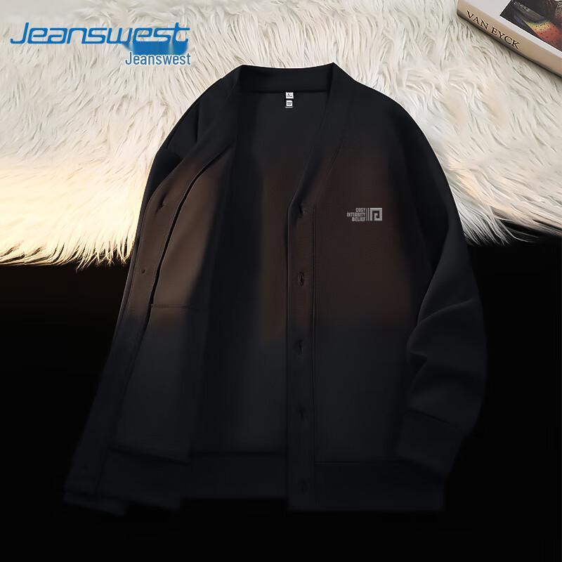 

Jeanswest Men s Retro V-Neck Button-Up Jacket 2XL