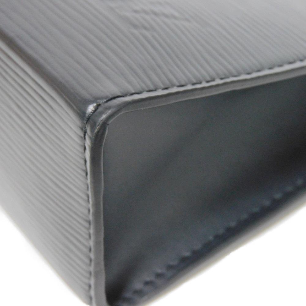 Used 12564 Voyage MM Pochette M81326 7931 LV logo black business bag with RFID IC chip epi noir men's from Japan