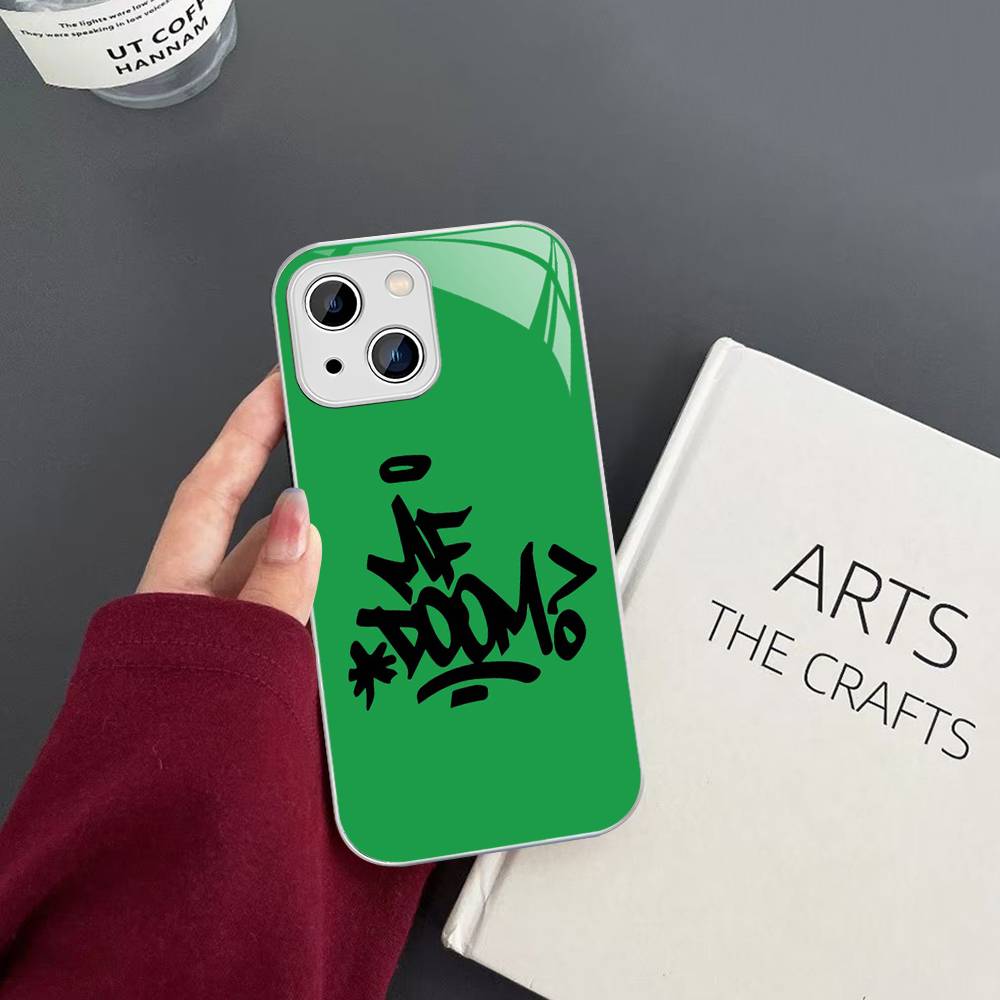 M-MF D-DoomS Band For IPhone 14 13 12 Mini 11 Pro XS Max X XR 14 Plus Tempered Glass Cover