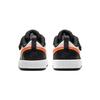 Nike Court Borough Low 2 Low Top Skateboard Shoes Black White Orange Infant And Toddler BQ5453-115