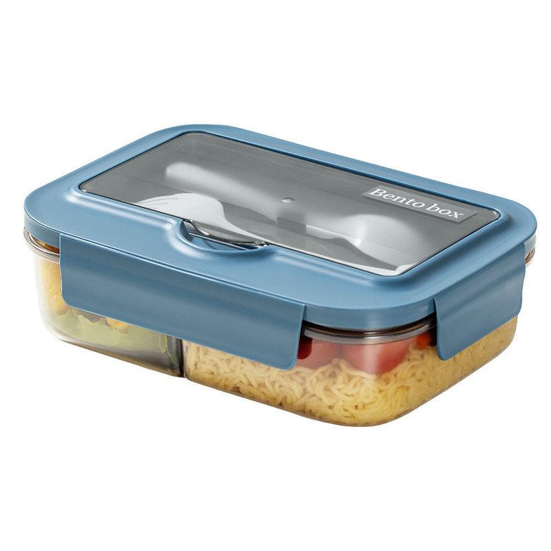 Compartment Lunch Box Microwaveable Japanese Style Bento Box Rectangular Plastic Lunch Box