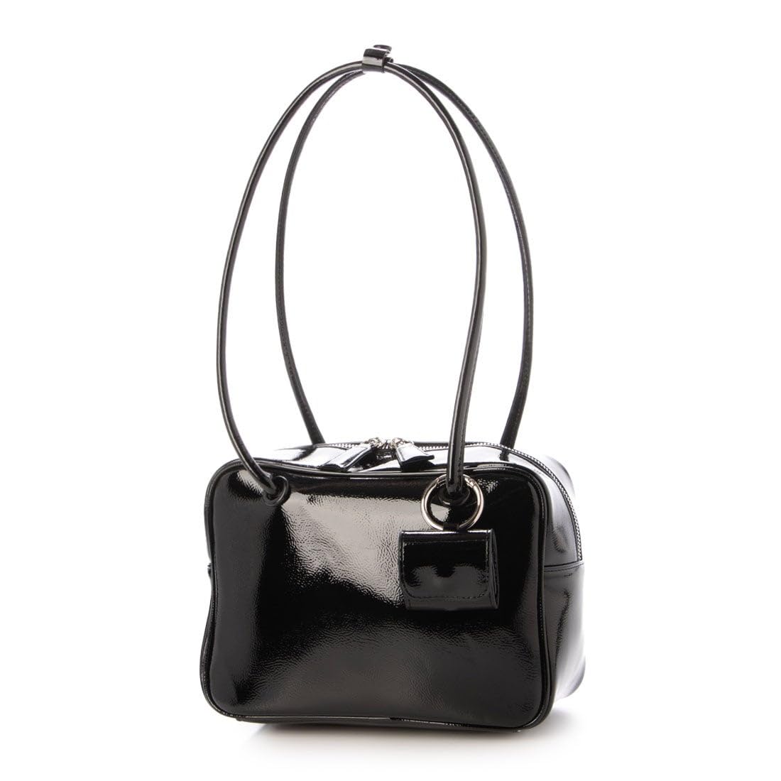 Средняя сумка-бостон с эмалевым покрытием