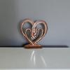 Heart Hands Ornament Wooden Flat Love Hands Desktop Ornament Heart Hand Aesthetic Decoration Home Desk Decoration