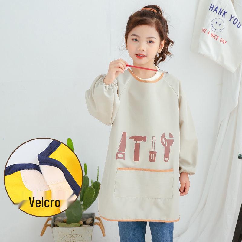 Waterproof Long Sleeve Baby Bib & Kids Painting Apron