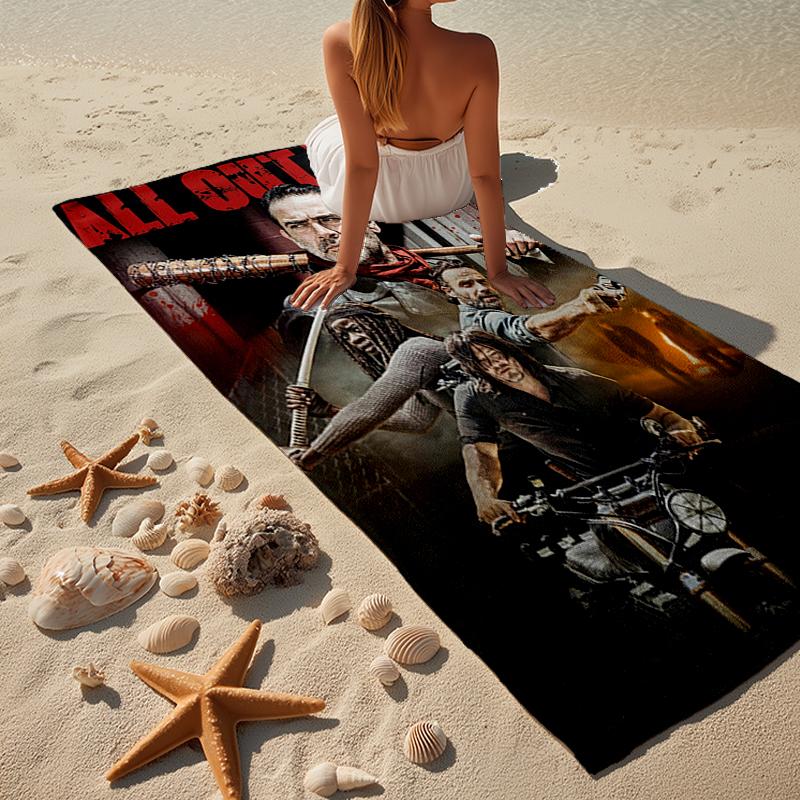 Warriors Of Dead Beach Towel, Super Soft Microfiber, Gift for Her/Him, Birthday, for Pool, Beach, Travel, Home Decor Fan gifts