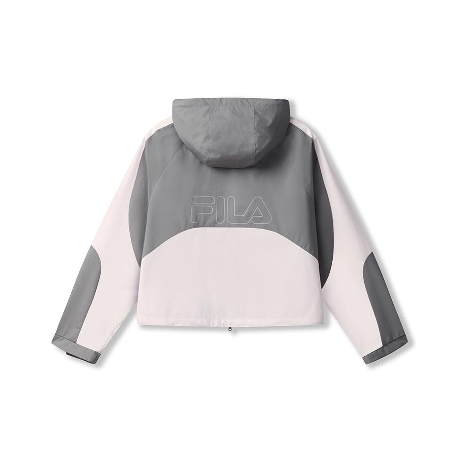 Fila Original North Fashionable Personality Trendy Classic Versatile Casual Loose Warm Hooded Long Sleeve Jacket Women Jackets F11W539704FDY