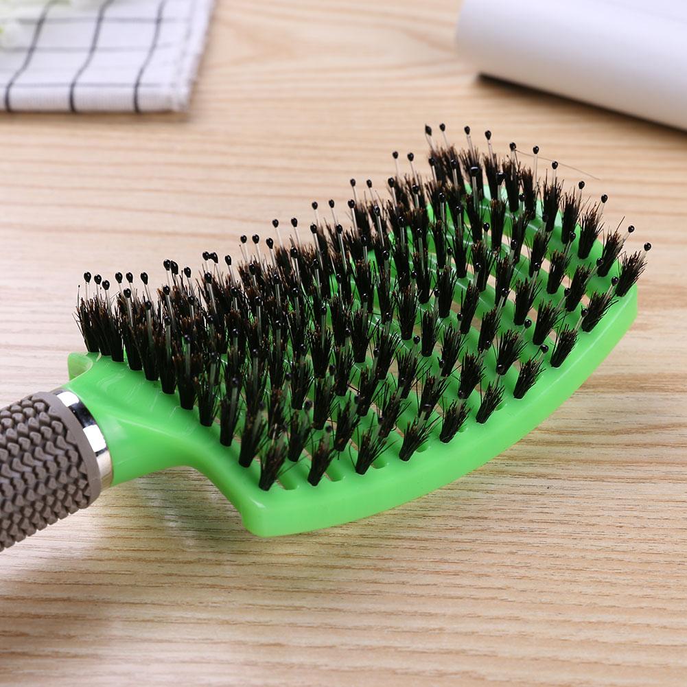 1pc Women Hair Scalp Massage Comb Bristle Resin Anti Static Hairbrush Pro Salon Stylist Hairdressing Styling Tool