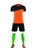 Training clothes Men and women Children Adult breathable quick-drying short-sleeved set Sports football jersey