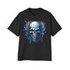 Skull Splash Watercolor Style :: High Quality Men's Heavy Oversized Tee
