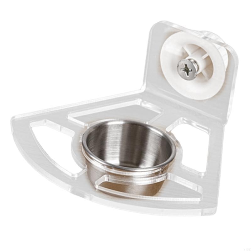 Large Capacity Bird Feeders Hygienic Bird Feeding Bowl Bird Feeders Water Drinker for Budgies and Small Birds X3UC