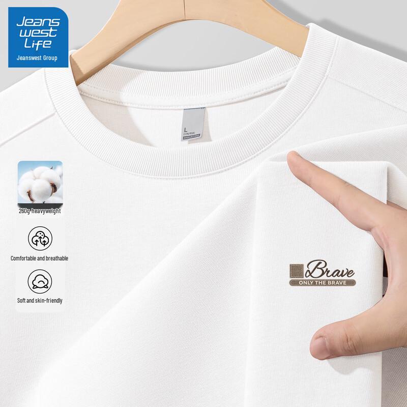 JEANSWEST LIFE Men s Heavyweight Long-Sleeve T-Shirt XL