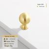 French Modern Gold Zinc Alloy Cabinet Handle