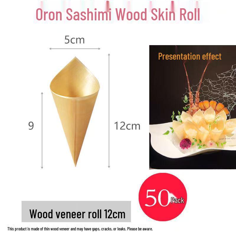 Talerz Sashimi Xianci: Wysokiej klasy ozdoby do prezentacji owoców morza - Okrągły plaster ryby do wystroju hotelowego